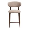 Levanto Counter Chair - stolička za pultom, piesková, nohy podobné drevu, orech HN1302