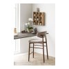 Levanto Counter Chair - stolička za pultom, piesková, nohy podobné drevu, orech HN1302
