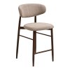 Levanto Counter Chair - stolička za pultom, piesková, nohy podobné drevu, orech HN1302
