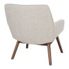 London Lounge Chair - kreslo do obývačky, piesková farba, nohy z vlašského orecha HN1278
