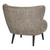 Covelo Lounge Chair - kreslo do obývačky, bouclé, hnedá/čierna HN1237