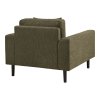 Lido Lounge Chair - kreslo do obývačky, olivovo zelené HN1020