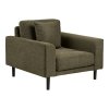 Lido Lounge Chair - kreslo do obývačky, olivovo zelené HN1020