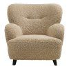 Lunaro Lounge Chair - kreslo do obývačky, svetlohnedá HN1265