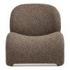 Kreslo Sofia Lounge Chair - Kreslo do obývačky, hnedé HN1296