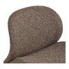Kreslo Sofia Lounge Chair - Kreslo do obývačky, hnedé HN1296