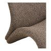 Kreslo Sofia Lounge Chair - Kreslo do obývačky, hnedé HN1296