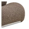 Kreslo Sofia Lounge Chair - Kreslo do obývačky, hnedé HN1296