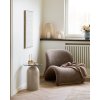 Kreslo Sofia Lounge Chair - Kreslo do obývačky, hnedé HN1296
