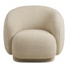 Kreslo Hawkes Lounge Chair - kreslo s funkciou otáčania, piesková farba, HN1287
