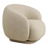 Kreslo Hawkes Lounge Chair - kreslo s funkciou otáčania, piesková farba, HN1287