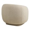 Kreslo Hawkes Lounge Chair - kreslo s funkciou otáčania, piesková farba, HN1287