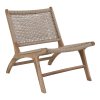 Derby Chair - Stolička, prírodná, teakové nohy