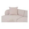 Kingston Lounge Sofa - Lounge Sofa s 2 vankúšmi, ľavá strana, prírodná HN1295