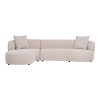 Kingston Lounge Sofa - Lounge Sofa s 2 vankúšmi, ľavá strana, prírodná HN1295