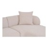 Kingston Lounge Sofa - Lounge Sofa s 2 vankúšmi, pravá strana, prírodná HN1295