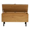Lavica Barco s úložným priestorom - Lavica s úložným priestorom, dubový vzhľad 92x33x48 cm