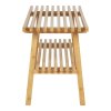 Lavička Ember - Lavička, bambus, prírodná 70x28x45