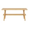 Lavička Ember - Lavička, bambus, prírodná 70x28x45