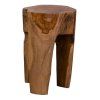 Stolička Rose - Stolička, teak, prírodná, 3 nohy ø26x40 cm