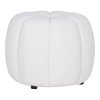 Paisley puf - puf, sivobiely ø48x38 cm, HN1259