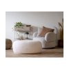 Manhattan Pouf - Puf, plyšový, biely 54,5x88,5x36 cm, HN1235
