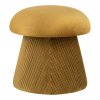 Hampton Puf - Puf, zamat, okrová farba, ø41x39 cm, HN1245
