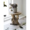 Palena Side Table - Bočný stolík, teak, prírodný ø40x45 cm