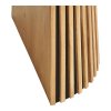Jedálenský stôl Osaka - jedálenský stôl, dubová dyha, prírodný, vrátane troch rozširujúcich dosiek ø120x120-160-200-240x75 cm