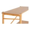 Konzolový stolík Manaus - Konzolový stolík, bambus, prírodný 83x32x80,5 cm