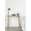 Konzolový stolík Girona - Konzolový stolík, teak, prírodný 90x30x80 cm