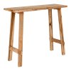 Konzolový stolík Girona - Konzolový stolík, teak, prírodný 90x30x80 cm