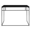 Vita Desk - písací stôl, čierny s čiernym rámom 100x45x75 cm
