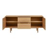 Darwin Sideboard - Príborník, dub, prírodný 180x45x75 cm