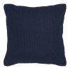 Santos Cushion - Vankúš, recyklovaná bavlna, tmavomodrý 45x45 cm