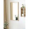 Scottsdale Wall Mirror - Nástenné zrkadlo, drevený rám, prírodná farba 45x75 cm