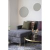 Jersey Mirror - Zrkadlo, oceľ, mosadzný vzhľad ø40 cm