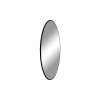 Jersey Mirror - Zrkadlo, oceľ, čierna ø40 cm