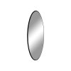 Jersey Mirror - Zrkadlo, oceľ, čierna ø60 cm