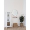 Jersey Mirror - Zrkadlo, oceľ, čierna ø60 cm