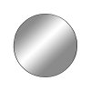 Jersey Mirror - Zrkadlo, oceľ, čierna ø60 cm