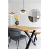 Jersey Mirror - Zrkadlo, oceľ, čierna ø100 cm