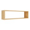 Ember Wall Shelf - nástenná polica, bambus, prírodná 70x15x19,5 cm
