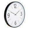 Biel Wall Clock - Nástenné hodiny, čiernobiele, , tichý chod ø51 cm