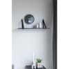 Amiens Wall - Nástenné hodiny s digitálnym displejom, čierne, tichý chod ø25 cm