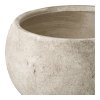 Kvetináč - Kvetináč, keramika, sivá, ø26x19,5 cm