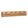 Barco Vešiak na kabáty s 5 háčikmi - Vešiak na kabáty s 5 háčikmi, dub 50x8,5 cm