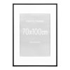 Stojan na rámy Marbella - stojan na rámy, 7 ks čierny a 8 ks prírodný 70X100 cm