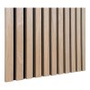 Akustický panel - Akustický panel, drevená dyha, prírodný, dubový vzhľad 2400x600x22 mm