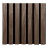 Akustický panel - Akustický panel, drevená dyha, orech, vzhľad orecha 2400x600x22 mm